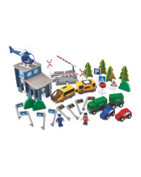 Little Town Wooden Road Set