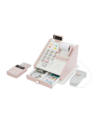 Pink Wooden Cash Register