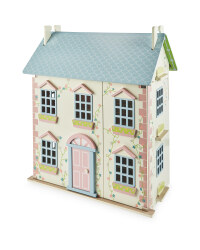 Little Town Pink Wooden Doll's House