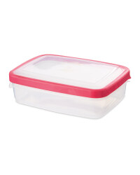 1.3L Rectangle Seal-Tight Containers - Pink