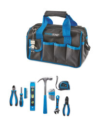 Workzone 25 Piece Tool Set - Blue/Black