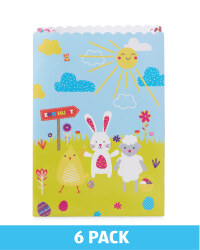6 Pack Easter Treat Bags