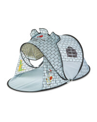 Kids' Grey Castle Play Tent