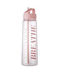 Pink Hydration Tracker Bottle