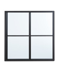 Kirkton House Mini Grid Mirror - Black