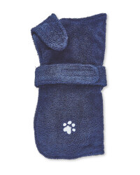 Pet Collection Navy Dog Towel Coat