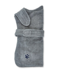 Pet Collection Grey Dog Towel Coat