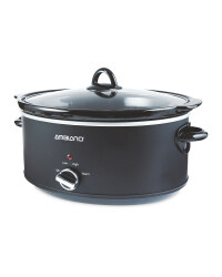 Matt Black Slow Cooker 6.5L