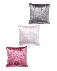Crushed Velvet Effect Cushion