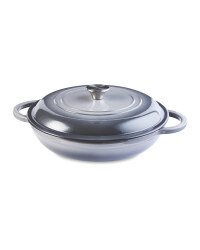 Grey Shallow Casserole Dish 30cm