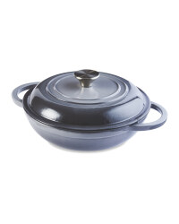 Grey Shallow Casserole Dish 26cm