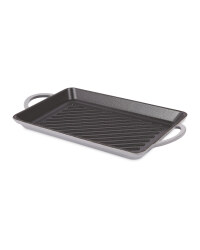 Grey Rectangle Griddle Tray