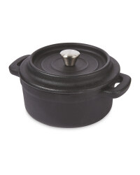 Black Cast Iron Mini Dutch Oven