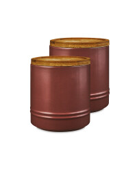 Medium Plum Kitchen Canister 2 Pack
