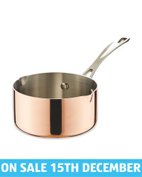 Small Copper Saucepan 16cm