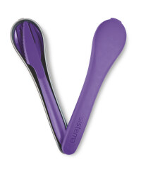 Sistema Reusable Purple Cutlery Set