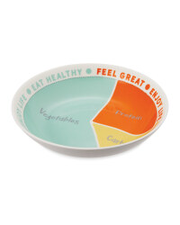 Colour Block Portion Control Bowl