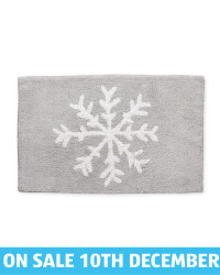 Kirkton House Snowflake Bath Mat