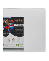 Square Stretch Canvas 3 Pack