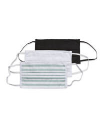 Adult Stripes Face Covering 3 Pack