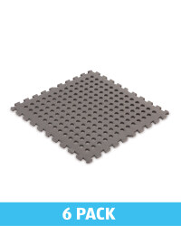 Grey Lattice Multi-Purpose Floor Mat