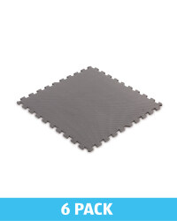 Grey Solid Multi-Purpose Floor Mats