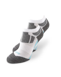 White/Grey Trainer Socks 2 Pack