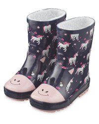 Lily & Dan Kids' Unicorn Wellies