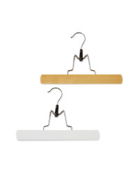 Wooden Trouser Hanger 6 Pack