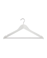 Kirkton House Wooden Hanger 10 Pack - White