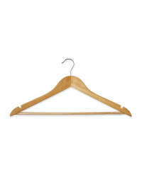 Kirkton House Wooden Hanger 10 Pack - Nature