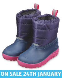 Crane Lilac Children's Snow Boots
