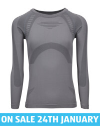 Crane Ladies' Grey Base Layer Top