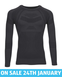 Crane Men's Grey Base Layer Top