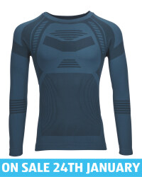 Crane Men's Blue Base Layer Top