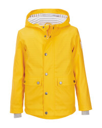 Lily & Dan Kids' Yellow/Grey Coat