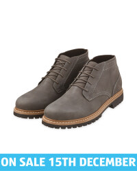 Avenue Men's Grey Desert Boots