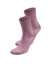 Ladies' Rose Comfort Socks 2 Pack