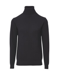 Ladies' Black Polo Neck Jumper