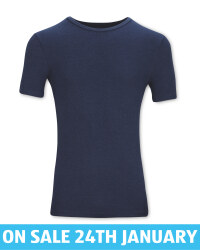Men's Navy Thermal T-Shirt