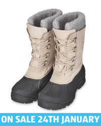 Crane Ladies' Taupe Canadian Boots