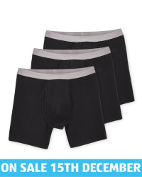 Avenue Men's Black Retro Hipsters