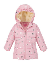 Pink Star Infants' Winter Jacket