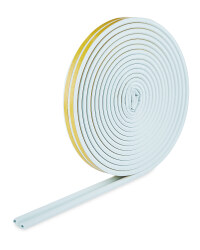 White P Profile Draught Excluder