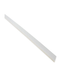 White Draught Excluder with Felt