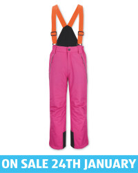 Crane Kids' Berry Ski Salopettes