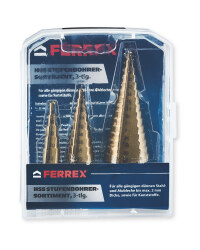 Ferrex HSS Step Drill Set 3 Piece