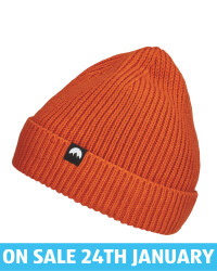 Adult's Orange Fleece Lined Beanie