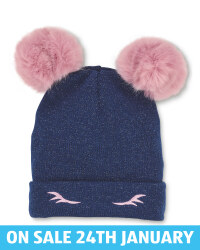Crane Double Pom Pom Beanie