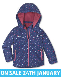 Crane Girl's Blue Snow Jacket